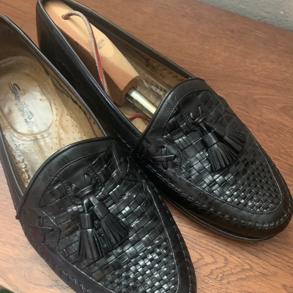 Santoni men’s loafers with tassel